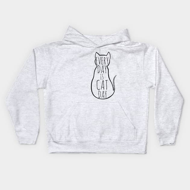 every day is cat day Kids Hoodie by FandomizedRose